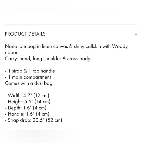 CHLOE Nano Woody crossbody bag (pre loved in great condition) - Picture 4 of 10